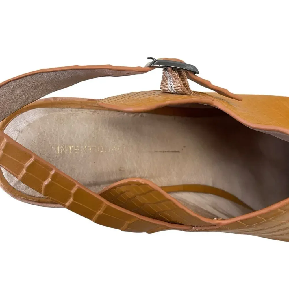 Intentionally Blank Honcho Mule Clogs Mustard Yellow, Size 11 - Picture 5 of 6